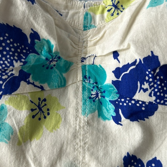 🌻4/$20 American Eagle Outfitters Cotton Cream Floral Print Lined Sundress Small - Picture 5 of 13